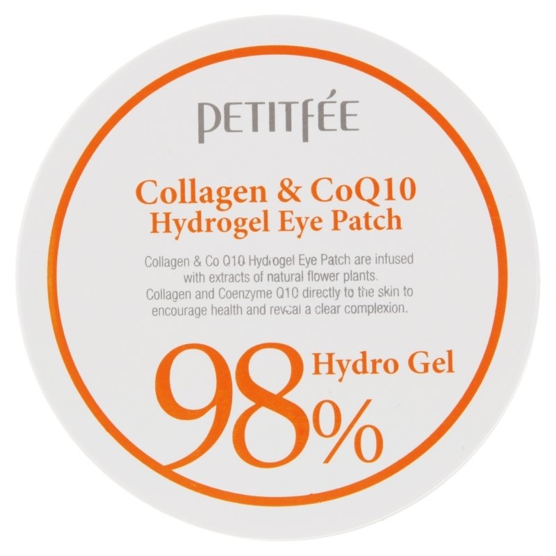 Гідрогелеві патчі з колагеном і коензимом Petitfee Collagen & Co Q10 Hydrogel Eye Patch 60 шт - основне фото