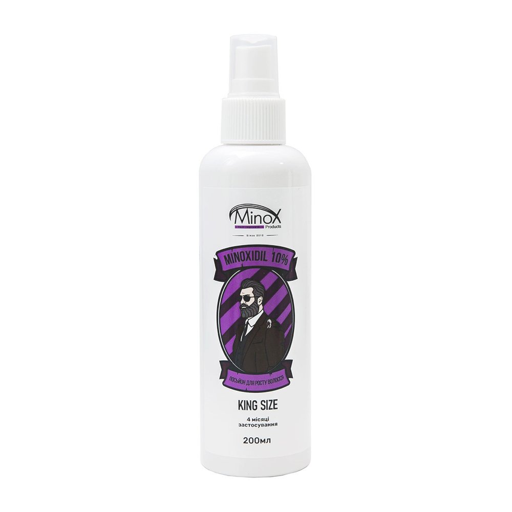 Лосьйон для росту волосся для чоловіків MinoX 10 Lotion-Spray For Hair Growth 200 мл - основне фото