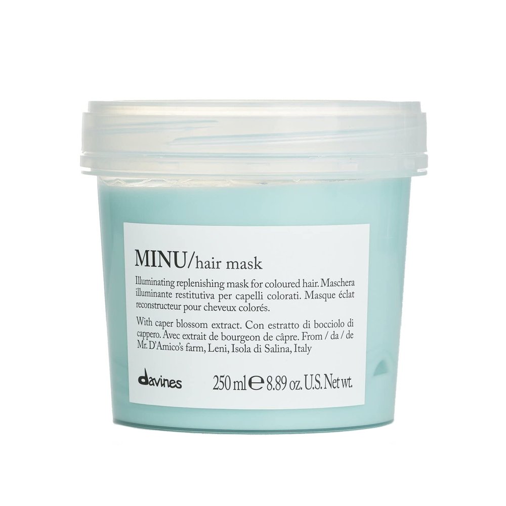 Маска для захисту кольору фарбованого волосся Davines EHC Minu Hair Mask 250 мл - основне фото