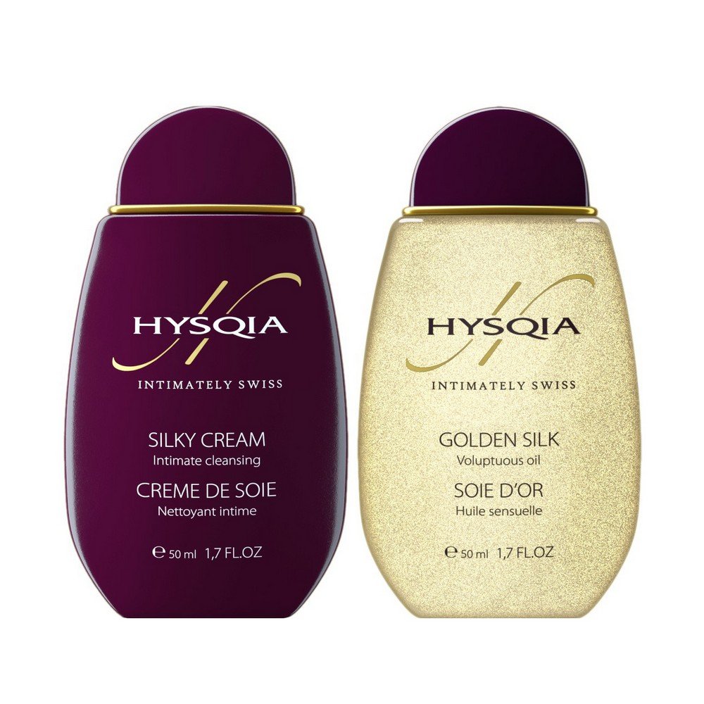 Дорожній набір «Крем-шовк» + «Золотий шовк» Hysqia Travel Set: Silky Cream+Golden Silk - основне фото