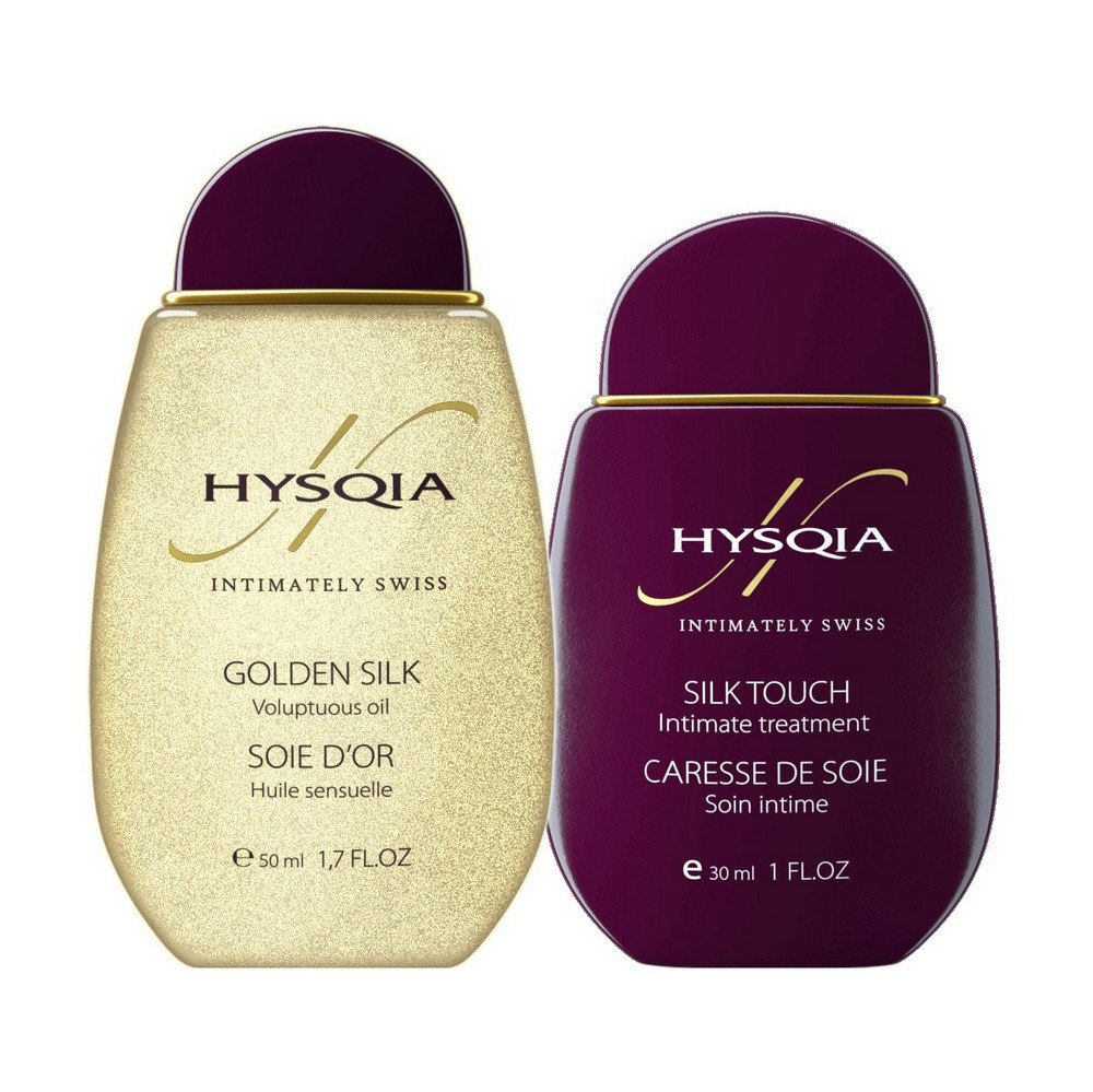 Дорожній набір «Золотий шовк» + «Дотик шовку» Hysqia Travel Set: Golden Silk+ Silk Touch - основне фото