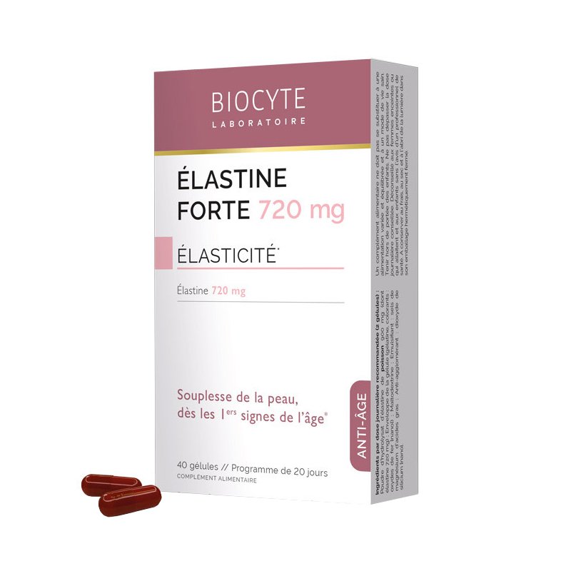 Харчова добавка з еластином Biocyte Elastine Forte 40 шт - основне фото
