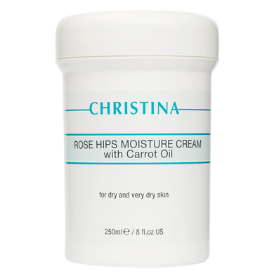 Увлажняющий крем с маслом шиповника и морковным маслом для сухой кожи Christina Rose Hips Moisture Cream With Carrot Oil 250 мл - основное фото