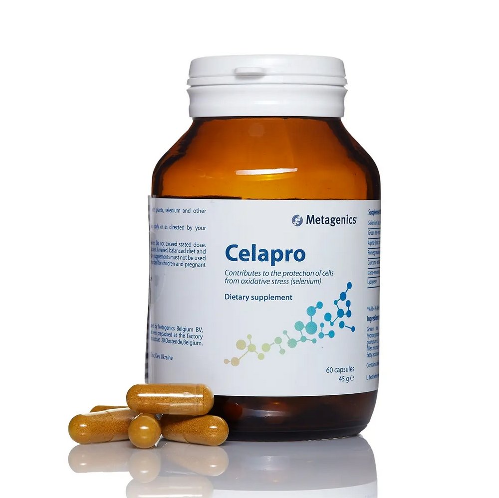Диетическая добавка для профилактики процессов старения Metagenics Celapro 60 капсул - основное фото