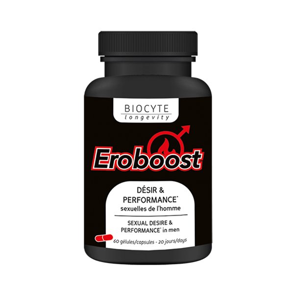 Харчова добавка для підвищення сексуального бажання у чоловіків Biocyte Eroboost 60 шт - основне фото