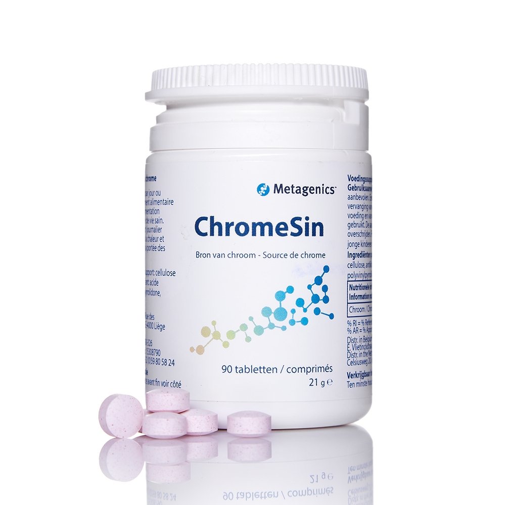 Дієтична добавка при порушенні обміну речовин Metagenics ChromeSin 90 шт - основне фото