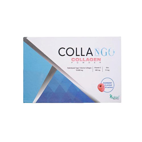 Питний колаген зі смаком малини Collango Collagen Powder Raspberry Flavour 30х11 г - основне фото