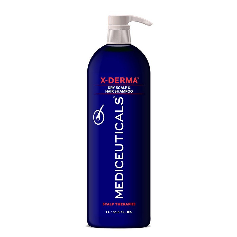 Відлущувальний шампунь проти сухості та свербіння шкіри голови Mediceuticals X-Derma Shampoo 1 л - основне фото