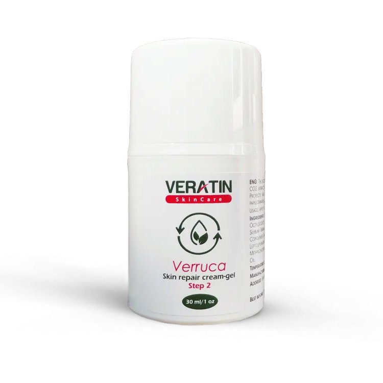 Крем-гель для відновлення шкіри Flosvita Veratin Skin Care Verruca Step 2 Cream-Gel 30 мл - основне фото