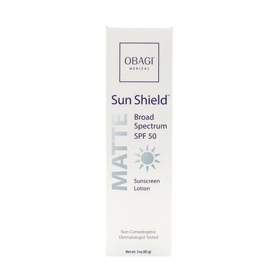 Матувальний сонцезахисний крем SPF 50 Obagi Sun Shield Matte Broad Spectrum SPF 50 85 мл - основне фото