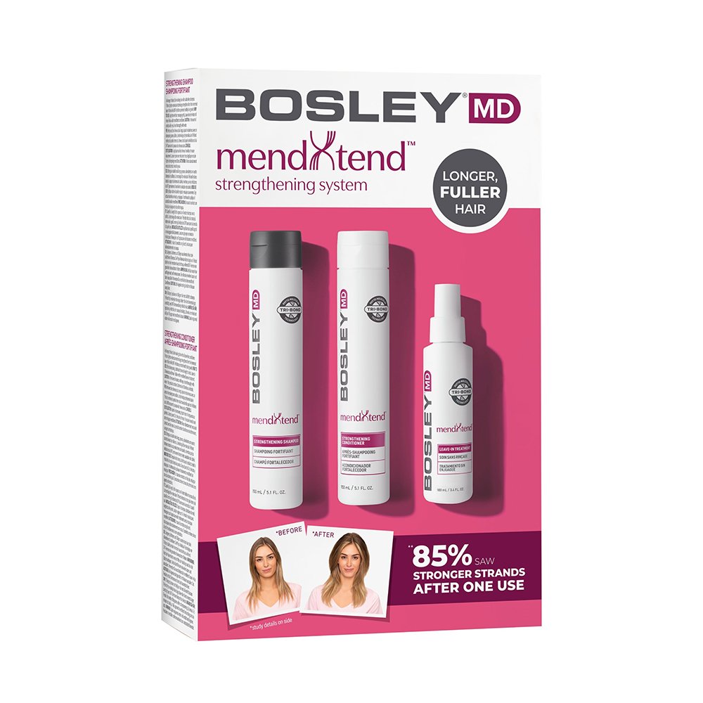 Набір для зміцнення та живлення волосся BosleyMD MendXtend Strengthening System Kit - основне фото