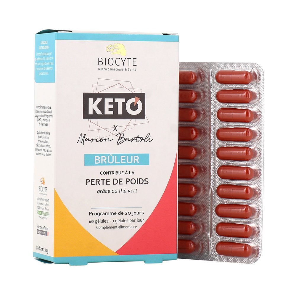 Пищевая добавка для уменьшения жировых отложений Biocyte Keto Bruleur 60 шт - основное фото