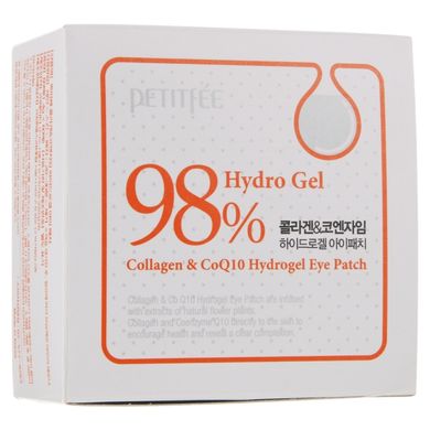 Гідрогелеві патчі з колагеном і коензимом Petitfee Collagen & Co Q10 Hydrogel Eye Patch 60 шт - основне фото