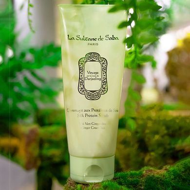 Шовковий скраб для тіла &laquo;Дарджилінг&raquo; La Sultane De Saba Voyage sur la Route de Darjeeling Silk Protein Scrub 200 мл - основне фото