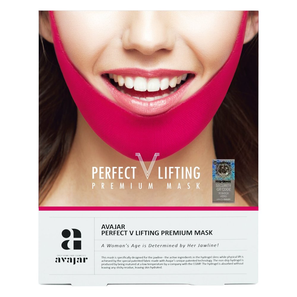 Маска для коррекции овала лица Avajar Perfect V Lifting Premium Mask 1 шт - основное фото