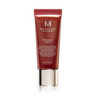 Тональный крем SPF 42 MISSHA M Perfect Cover BB Cream SPF42 PA+++ 21 20 мл - основное фото