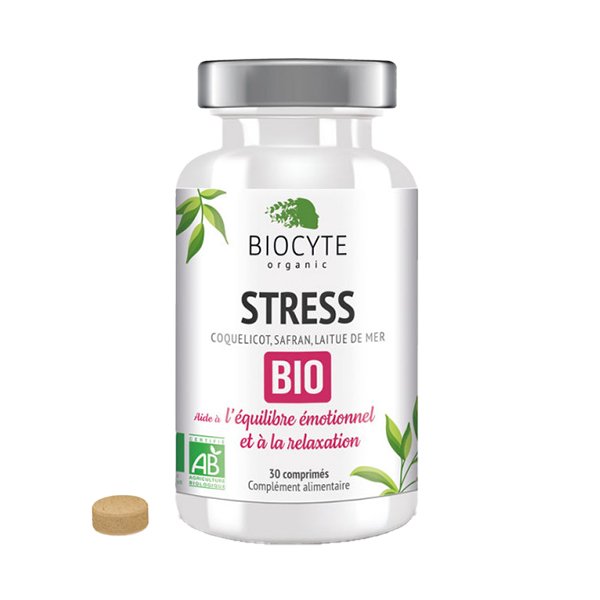 Харчова добавка від стресу Biocyte Stress Bio 30 шт - основне фото