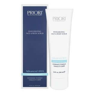 Энергизирующий скраб для лица и тела Priori AHA Invigorating Face & Body Scrub 200 мл - основное фото