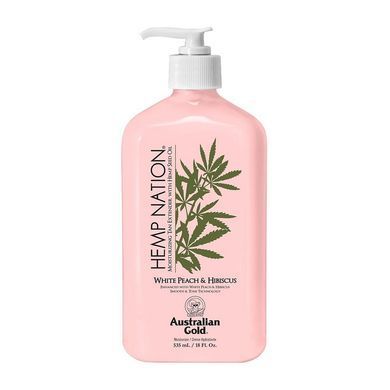 Лосьйон для продовження засмаги Australian Gold Hemp Nation White Peach & Hibiscus Tan Extender 535 мл - основне фото