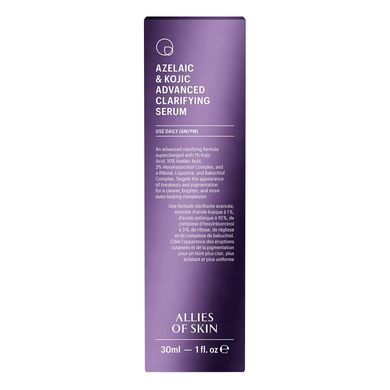 Сыворотка с азелаиновой кислотой Allies of Skin Azelaic & Kojic Advanced Clarifying Serum
30 мл - основное фото
