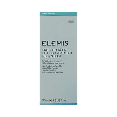 Антивозрастной лифтинг-крем для декольте и шеи ELEMIS Pro-Collagen Lifting Treatment Neck & Bust Cream 50 мл - основное фото