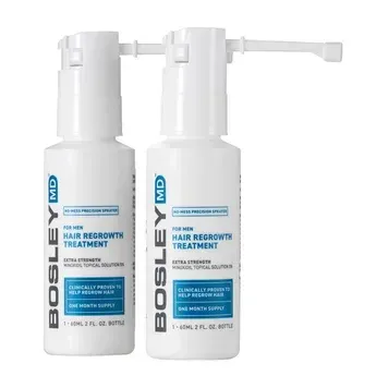 Спрей для восстановления роста волос у мужчин с миноксидилом 5% BosleyMD Hair Regrowth Treatment For Men Sprayer 2×60 мл