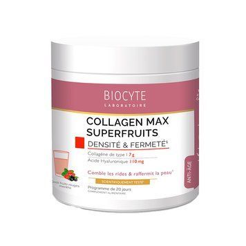 Харчова добавка проти старіння шкіри Biocyte Collagen Max Superfruits 260 г - основне фото