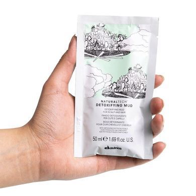 Очищувальна детоксикуюча маска Davines Professional Detoxifying Mud 6х50 мл - основне фото