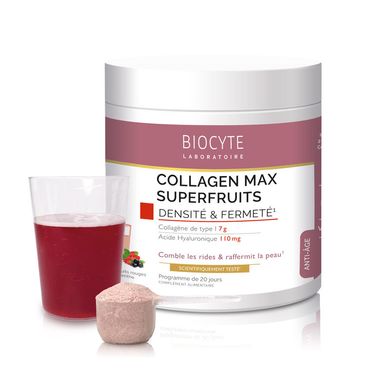 Харчова добавка проти старіння шкіри Biocyte Collagen Max Superfruits 20 шт - основне фото