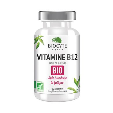 Харчова добавка з вітаміном B12 Biocyte Vitamine B12 Bio 30 шт - основне фото
