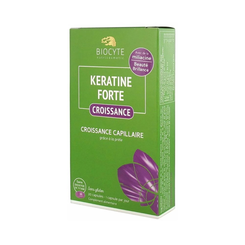 Витамины для роста волос Biocyte Keratine Forte Croissance 20 шт - основное фото