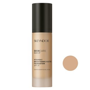 Матирующая основа для макияжа с витамином С SPF 30 Skeyndor Skincare Make Up Vitamin C Brightening Matte Foundation SPF 30 01 30 мл - основное фото