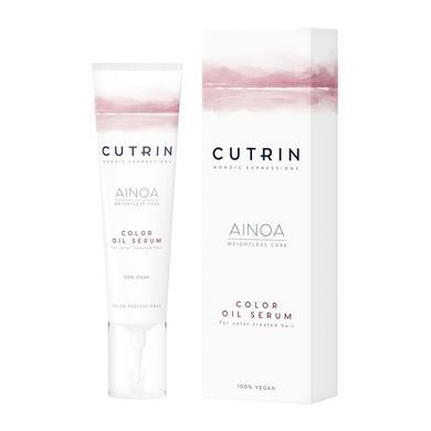 Разглаживающая масло-сыворотка для окрашенных волос Cutrin Ainoa Color Oil Serum For Color Treated Hair 40 мл - основное фото