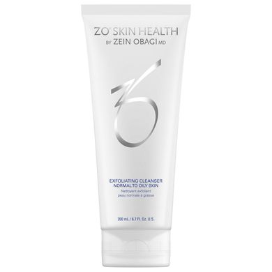 Очищувальний гель для нормальної та жирної шкіри схильної до акне ZO Skin Health Exfoliating Cleanser 200 мл - основне фото