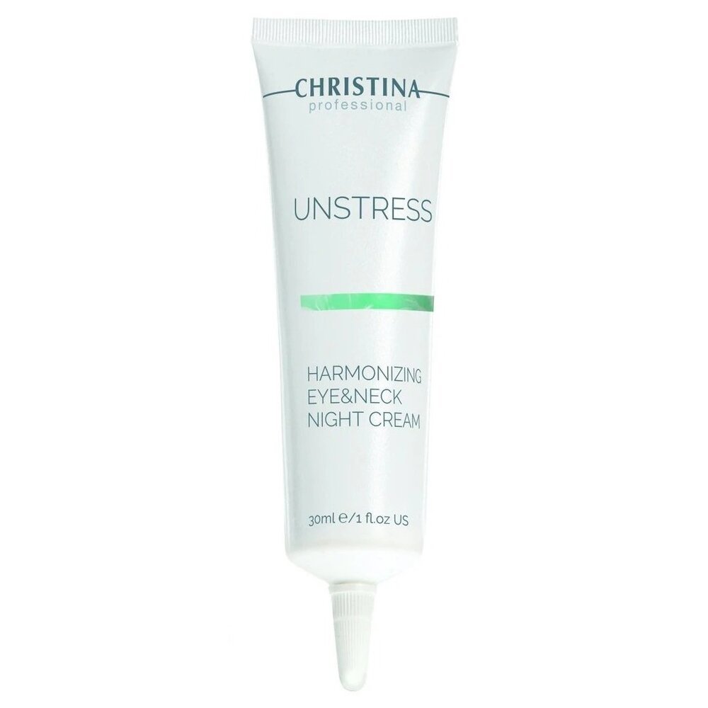 Гармонизирующий ночной крем для кожи вокруг глаз и шеи Christina Unstress Harmonizing Night Cream For Eye and Neck 30 мл - основное фото