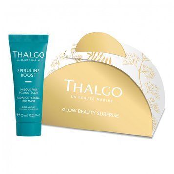 Пілінг-маска в подарунковій упаковці Thalgo Glow Beauty Surprise Spiruline Boost Radiance Peeling Pro Mask 15 мл - основне фото
