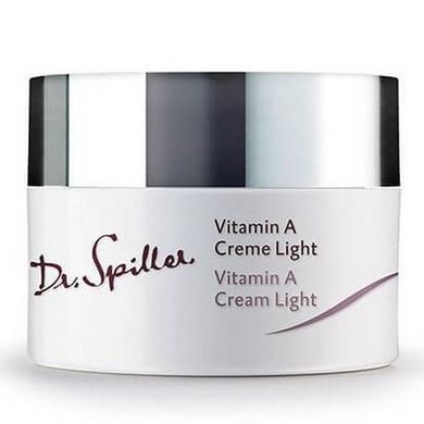 Легкий омолоджувальний крем Dr. Spiller Vitamin A Cream Light 50 мл - основне фото