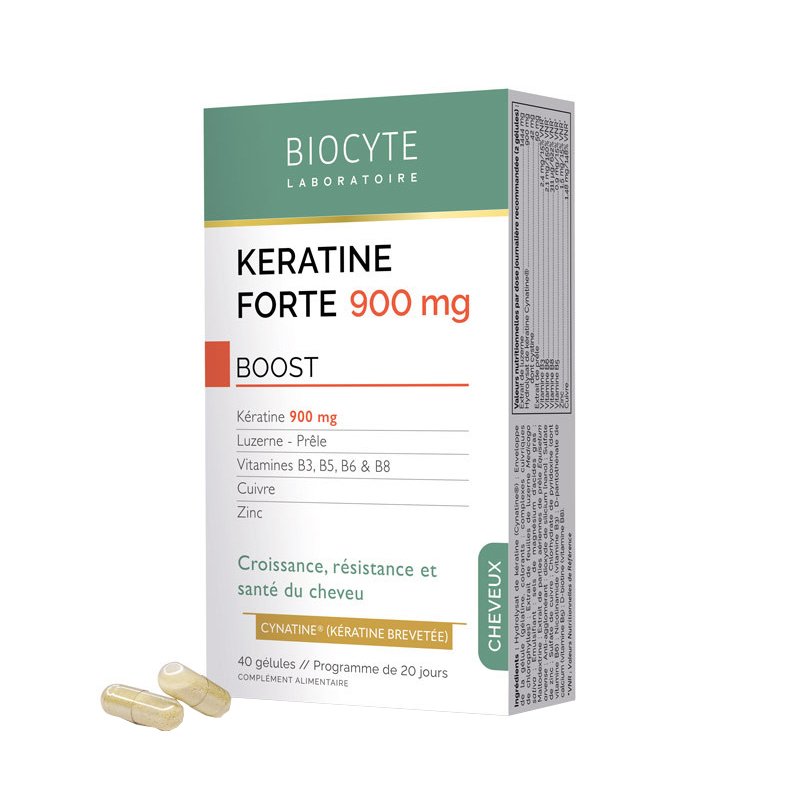 Харчова добавка для волосся Biocyte Keratine Forte Full Spectrum 40 шт - основне фото