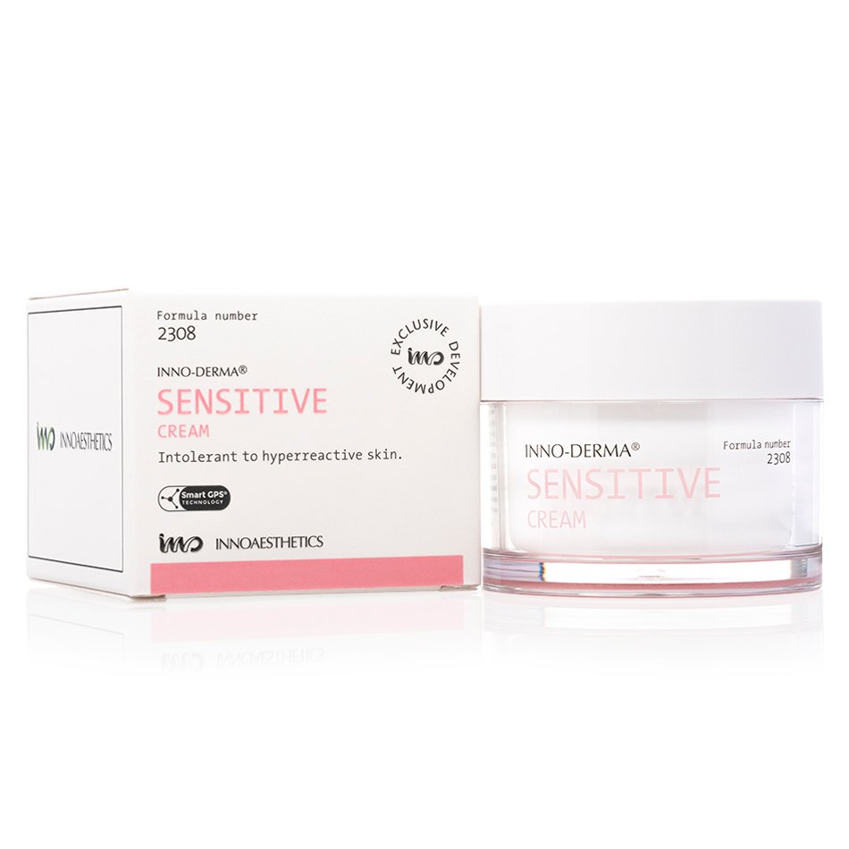 Лёгкий увлажняющий крем для гиперчувствительной кожи INNOAESTHETICS INNO-DERMA Sensitive Cream 50 г - основное фото