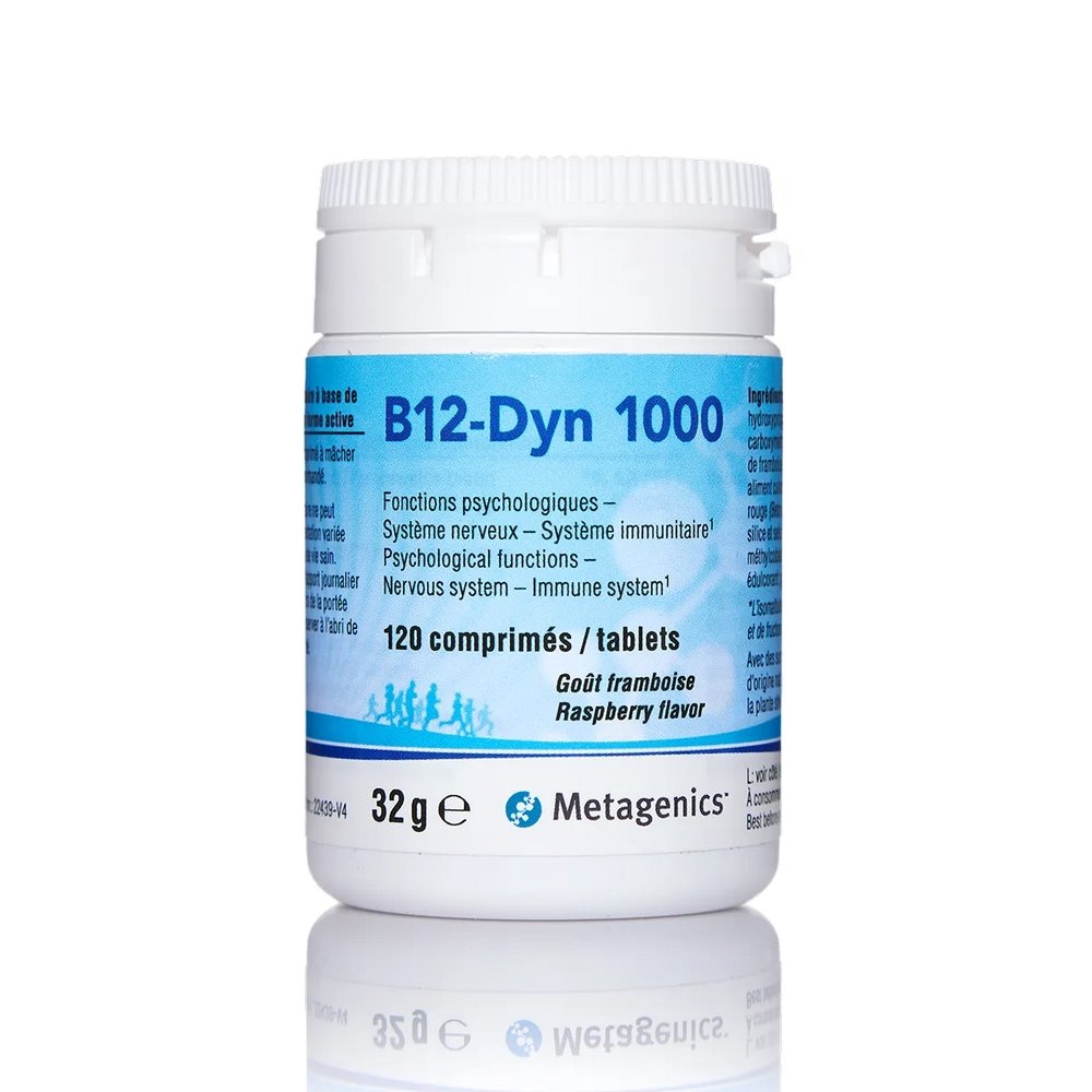 Диетическая добавка для восполнения дефицита витамина B Metagenics B12-Dyn 1000 120 шт - основное фото