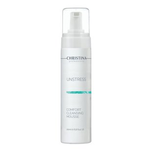 Нежный очищающий мусс Christina Unstress Comfort Cleansing Mousse 200 мл - основное фото