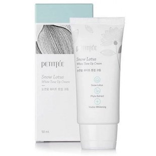 Увлажняющий осветляющий крем для лица Petitfee Snow Lotus White Tone Up Cream 50 мл - основное фото