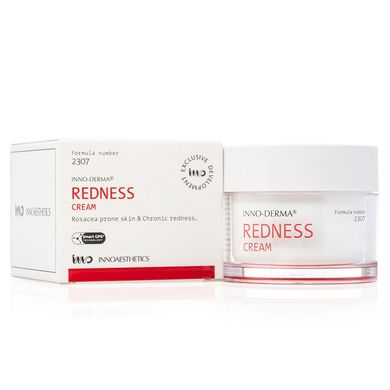 Зволожувальний крем для шкіри з куперозом і розацеа INNOAESTHETICS INNO-DERMA Redness Cream 50 г - основне фото
