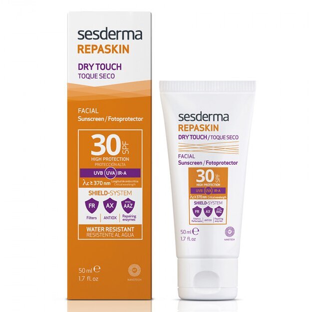 Сонцезахисний крем-гель SPF 30 Sesderma Repaskin Dry Touch Facial SPF 30 50 мл - основне фото