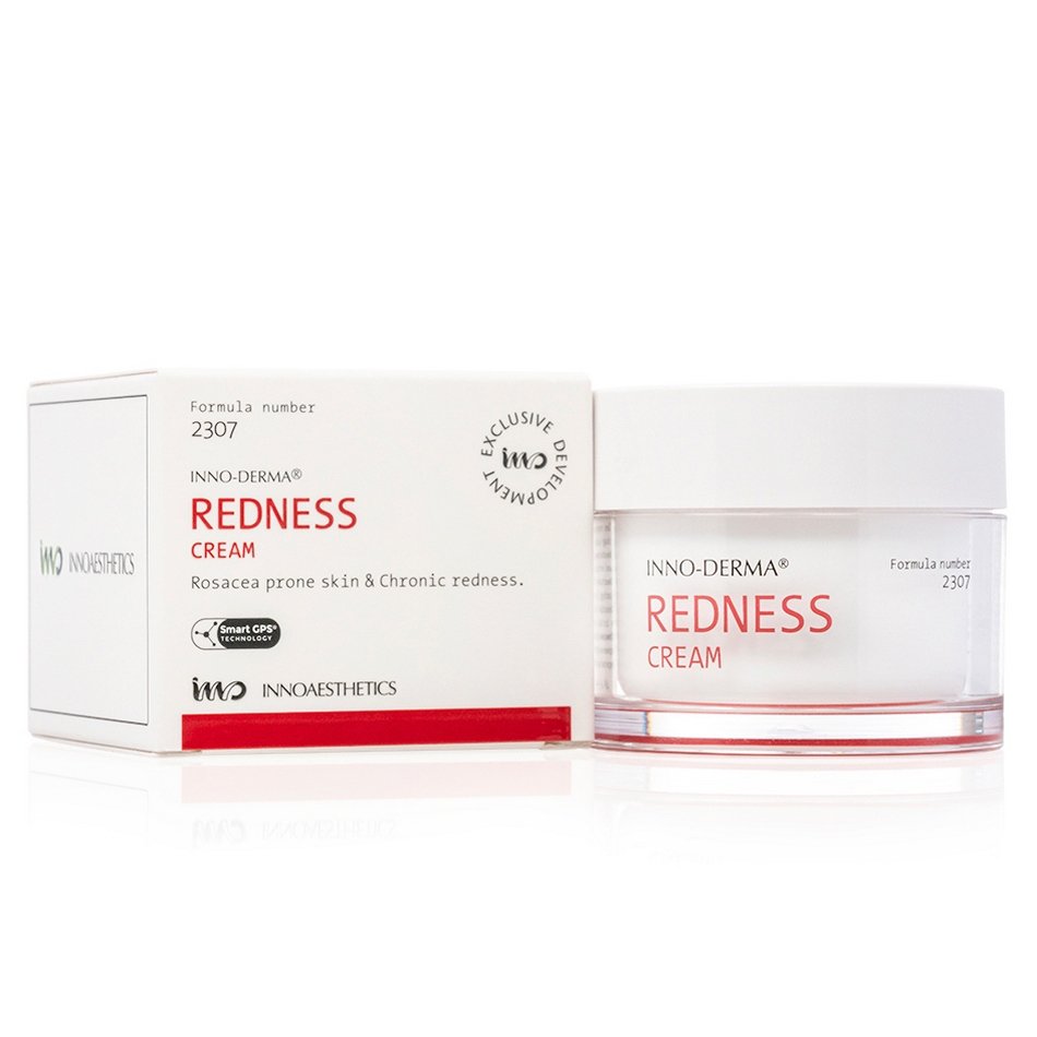 Увлажняющий крем для кожи с куперозом и розацеа INNOAESTHETICS INNO-DERMA Redness Cream 50 г - основное фото