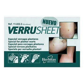 Спеціальна пластина для захисту при бородавках Herbitas Verrusheet 15x20 см 1 шт. - основне фото