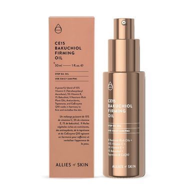 Зміцнююча олія з бакучіолом Allies of Skin CE15 Bakuchiol Firming Oil 30 мл - основне фото
