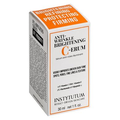 Суперконцентрированная сыворотка с витамином С INSTYTUTUM Anti-wrinkle brightening C-erum 15 мл - основное фото