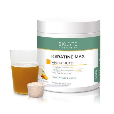 Харчова добавка для волосся Biocyte Keratine Max 20x12 г - основне фото
