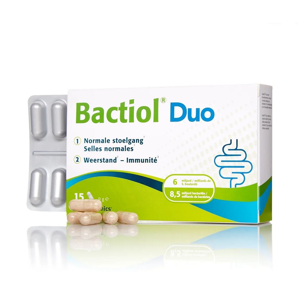 Диетическая добавка для улучшения работы ЖКТ Metagenics Bactiol Duo 15 капсул - основное фото